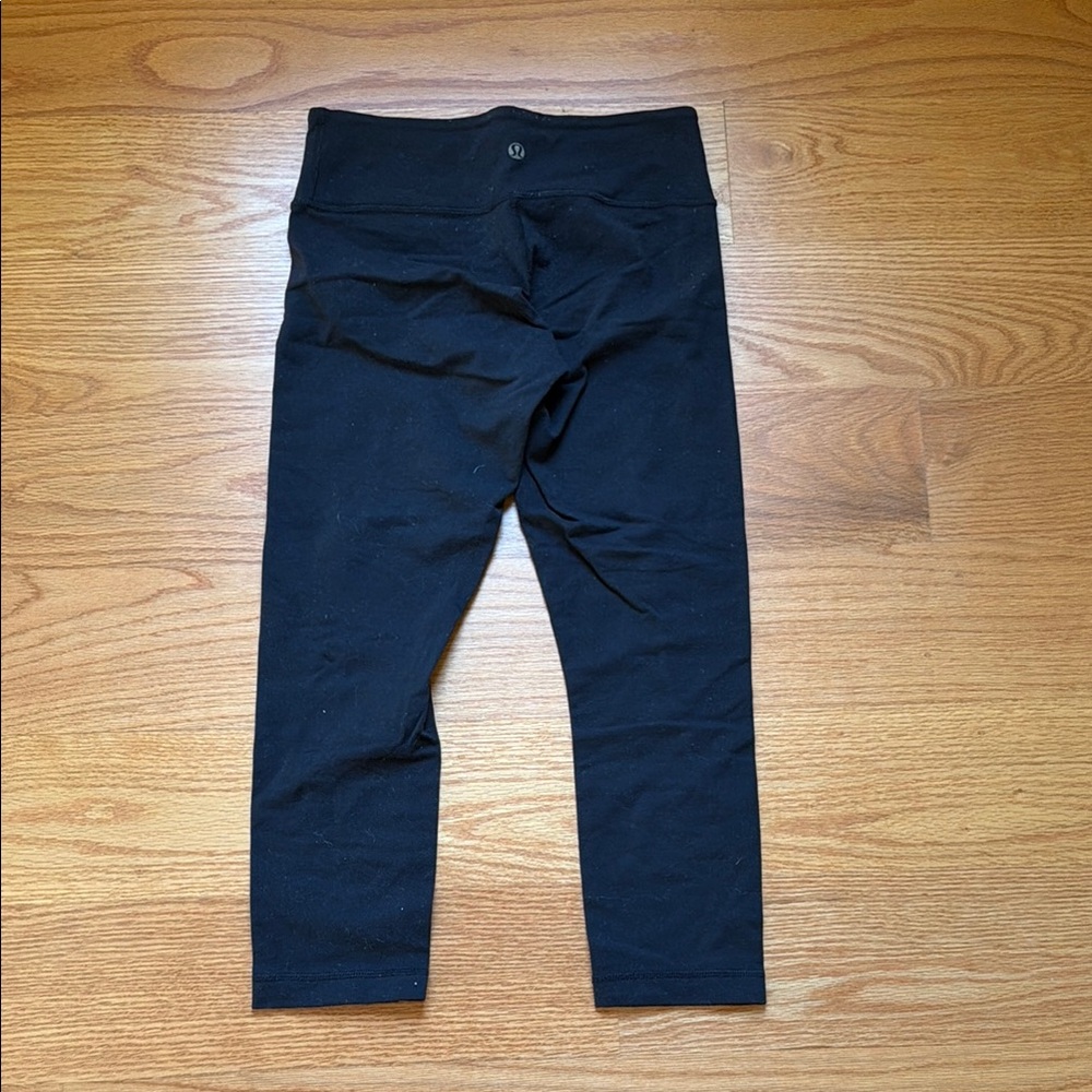 lululemon athletica Black Athletic Leggings Cropped